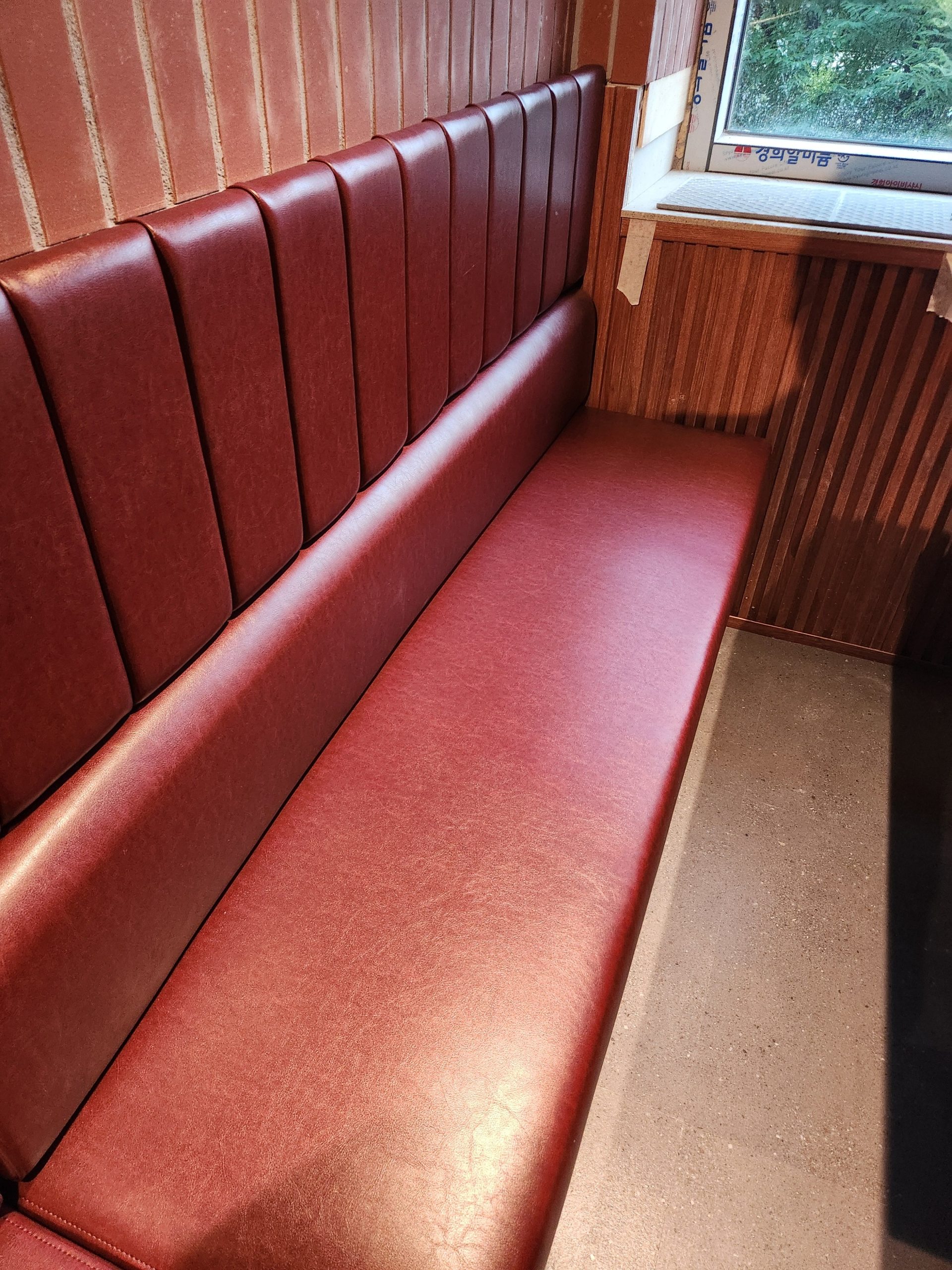 업소용쇼파 한식당 쇼파 제작 현장시공