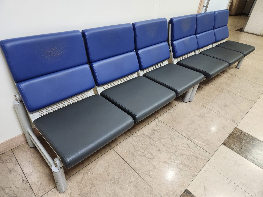 병원대기의자 병원대기의자천갈이작업