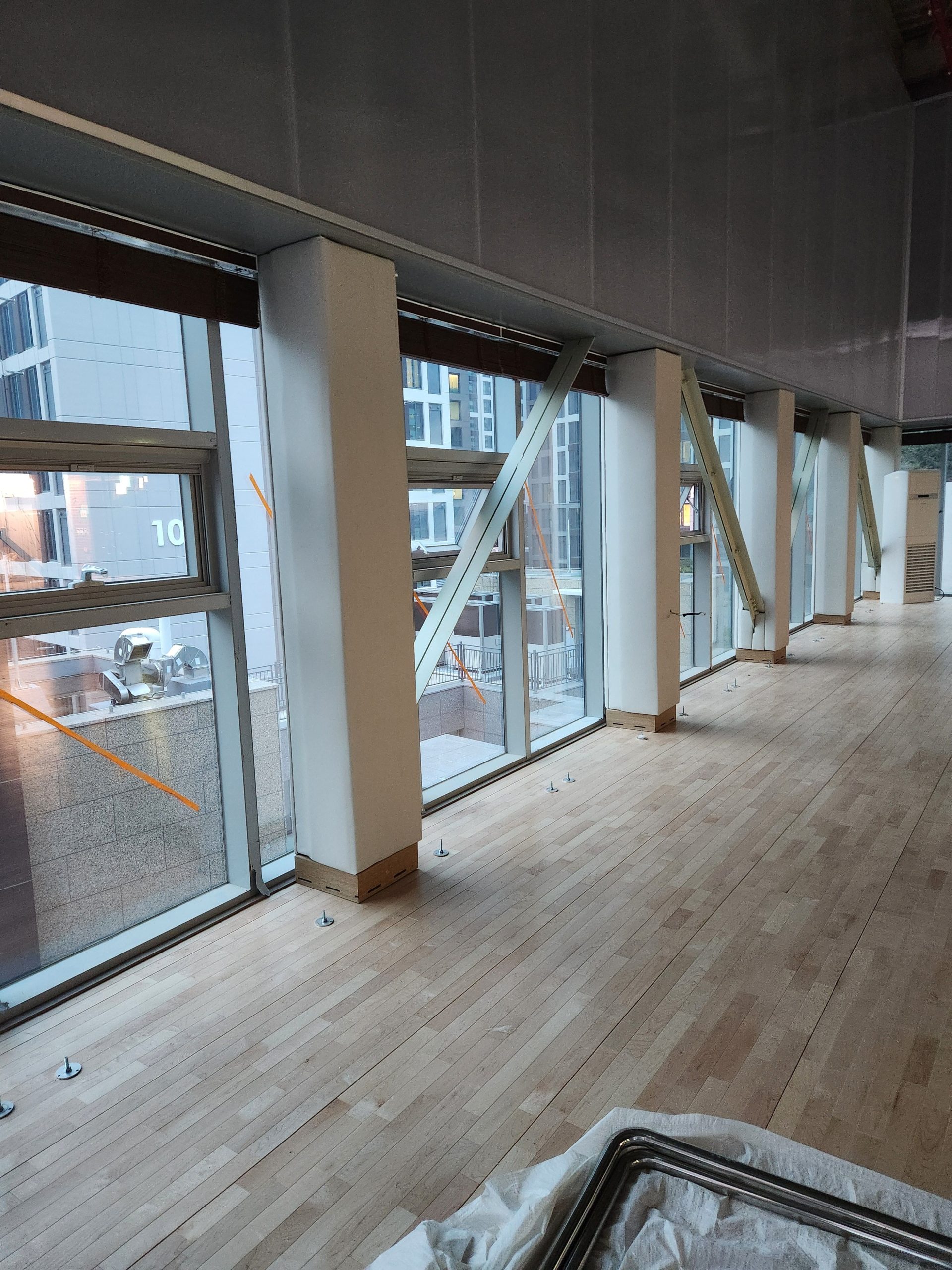 관악구 체육관 기둥 안전가드 제작 및 시공