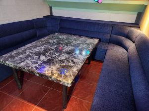 노래방쇼파수리후쇼파천갈이사진